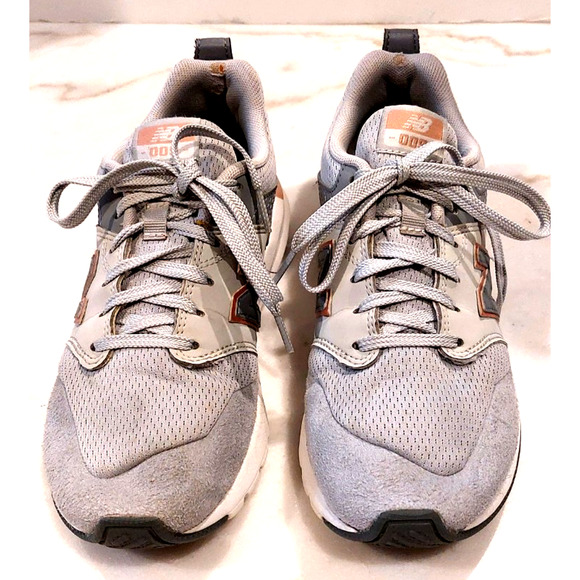 New Balance Women's 009 Running Shoes Size 7.5B Gray Pink White Low Top WS009SA1 - Picture 5 of 10